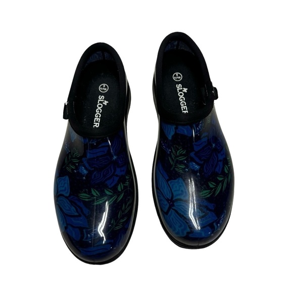 Sloggers Clogs Mules Shoe Women's 8 Floral Waterproof Gardening Mom Grandma - Picture 2 of 7
